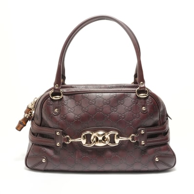 グッチ GUCCI シマ ホースビット ショルダーバッグ【中古】