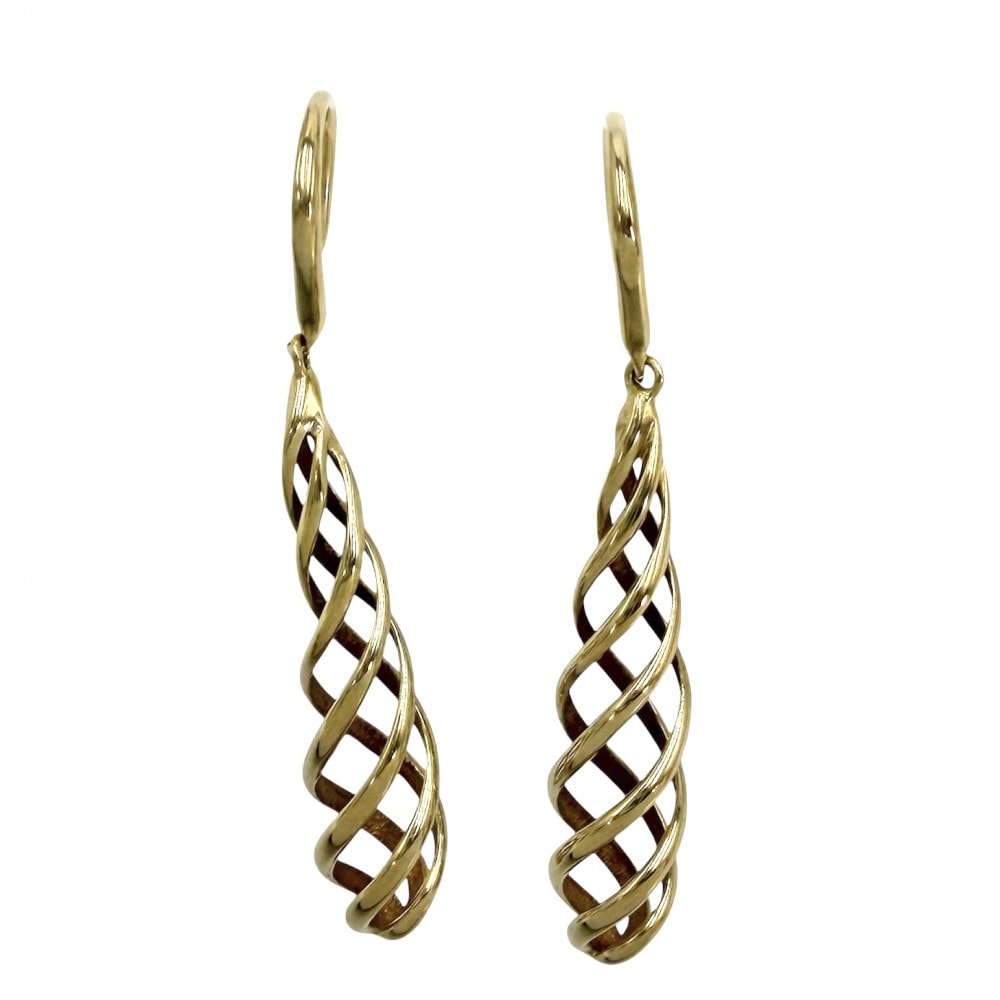 TIFFANY&Co. ティファニー ピアス パロマピカソ ヴェネチア ルーチェ ジュエリー アクセサリー 18金YG Au750 K18イエローゴールド レディース 約3.6g 美品【中古品】