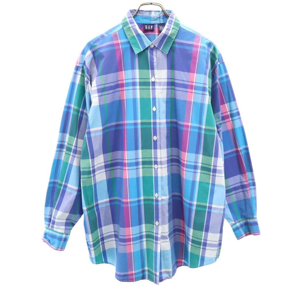 GAP ギャップ 90s 長袖 チェックシャツ