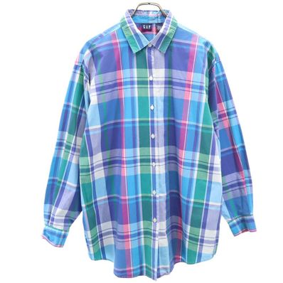 GAP ギャップ 90s 長袖 チェックシャツ