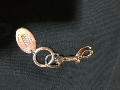 Supreme / Tiffany & Co. Return to Tiffany Oval Tag Keyring "Silver"