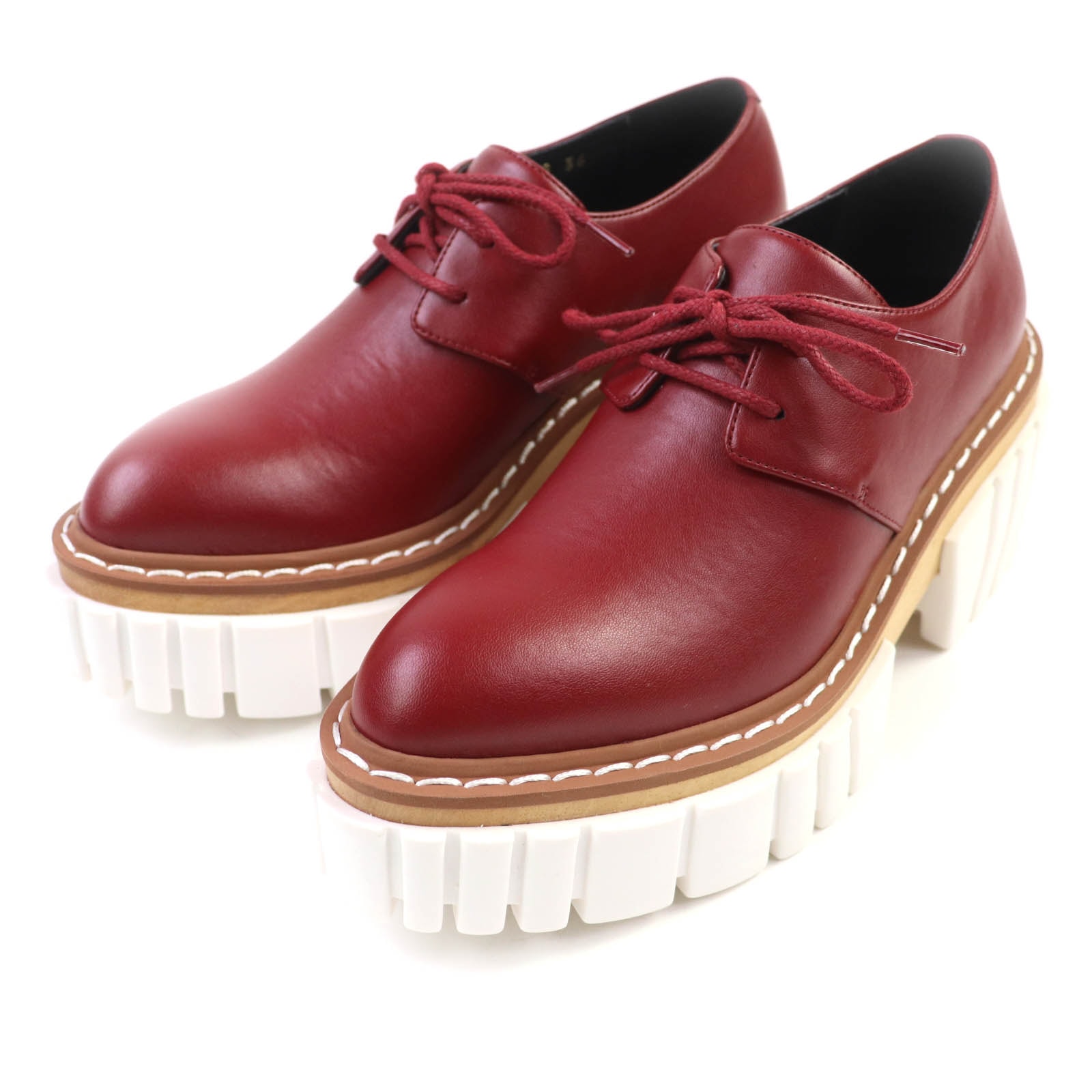 美品 ステラマッカートニー シューズ EMILIE LACEUP RUBY 36