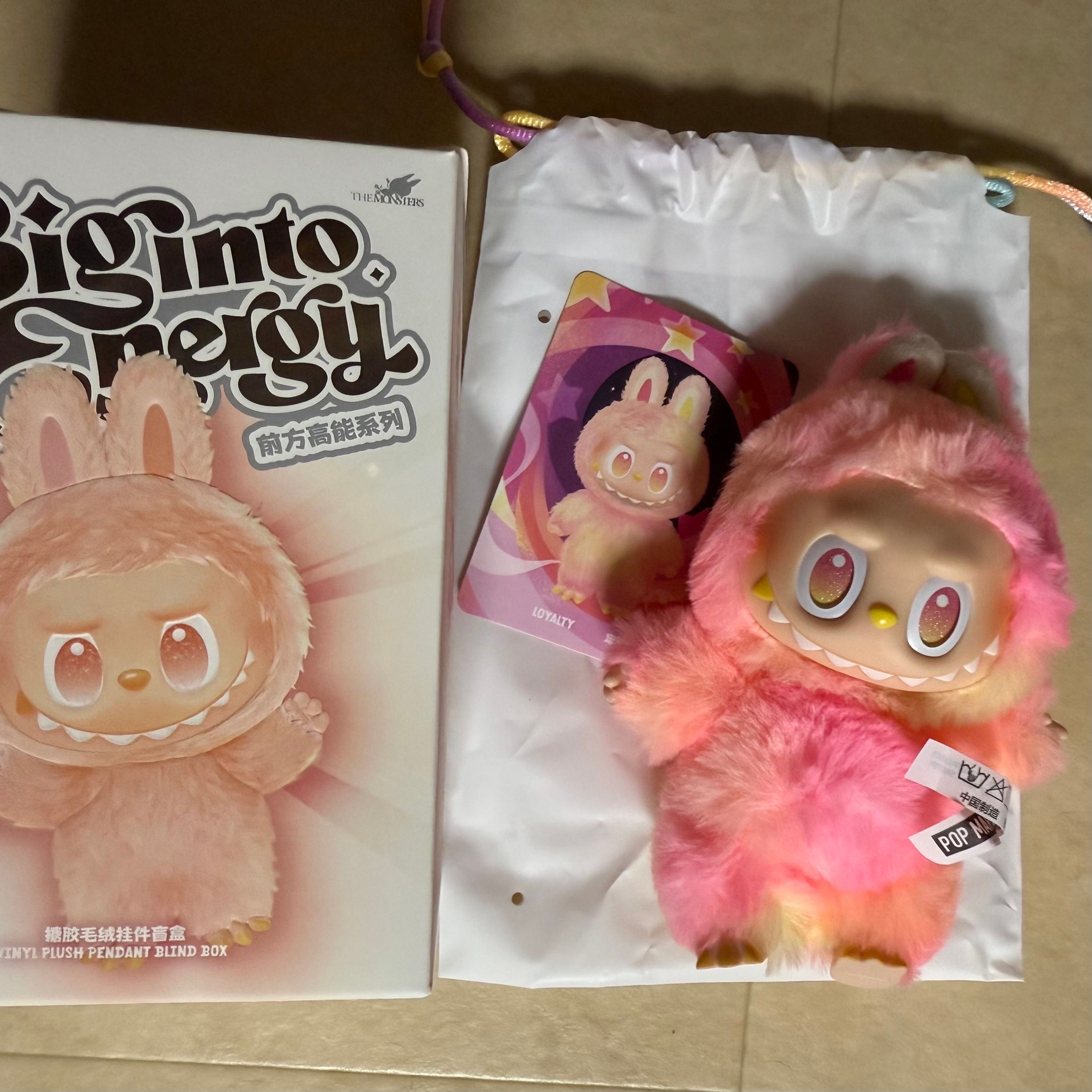 POP MART THE MONSTERS (LABUBU) Big into Energy Series Plush Pendant LOYALTY