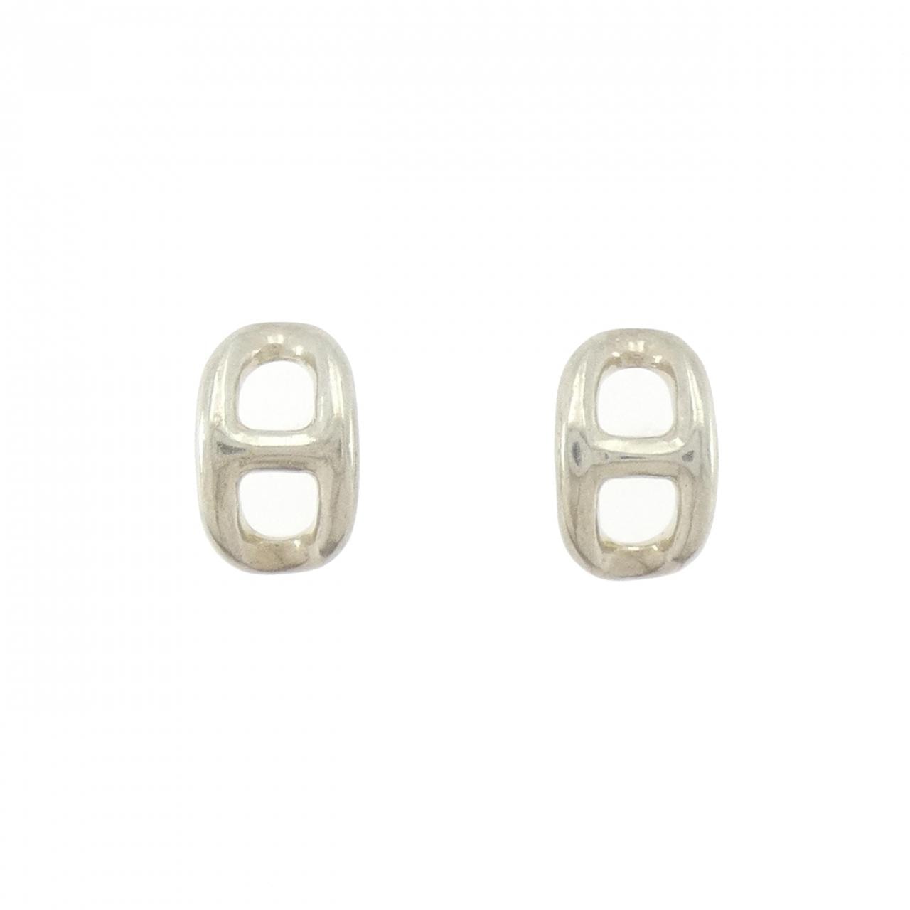 【ヴィンテージ】エルメス シェーヌダンクル ピアス