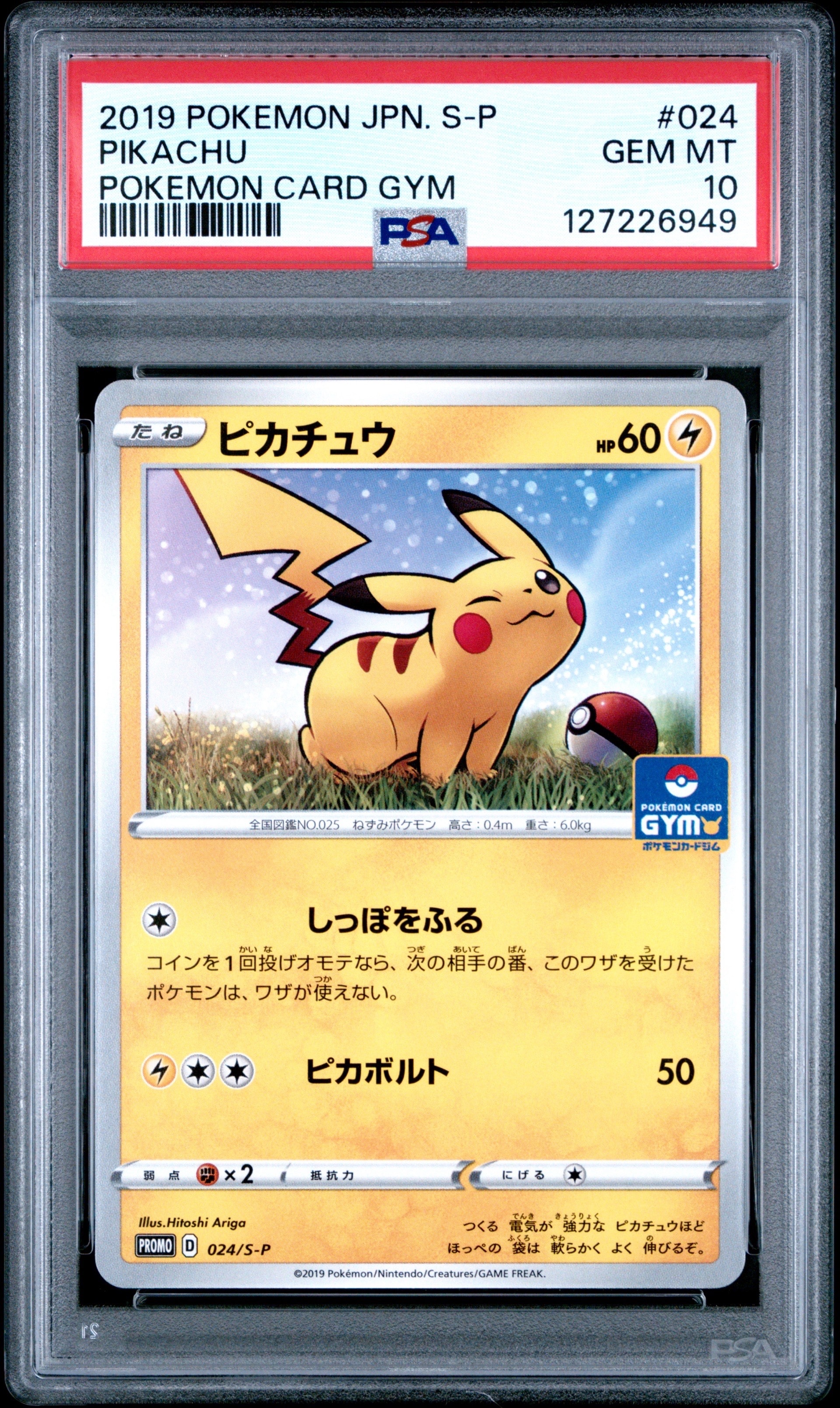 ピカチュウ: プロモ P [S-P 024](ポケモンカードゲーム ソード&シールド 「プロモカードパック 第1弾」)