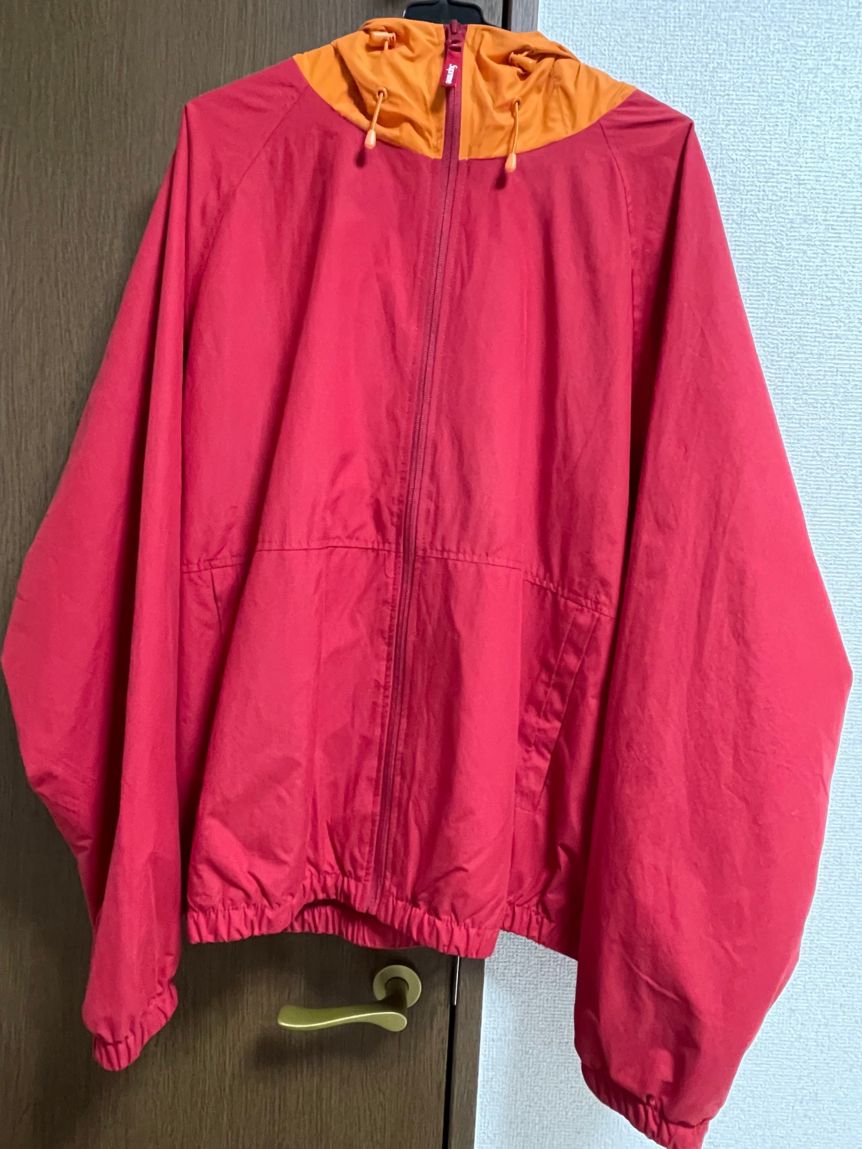 Supreme Lightweight Nylon Hooded Jacket "Red"