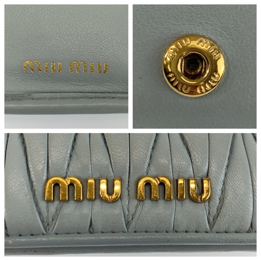 B (目立った傷や汚れなし)】MIUMIU ミュウミュウ マテラッセ