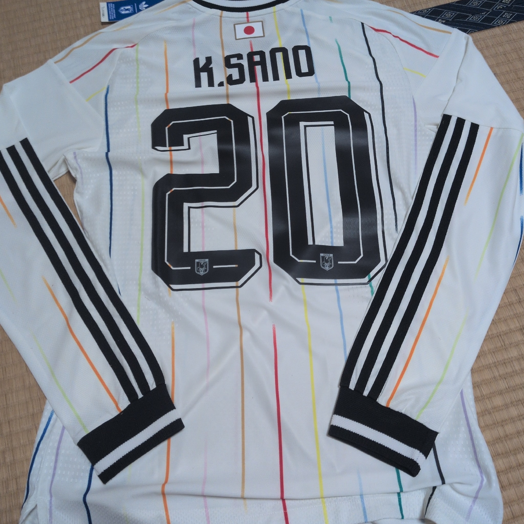 adidas Japan National Team 2026 Away Authentic Jersey Long Sleeve "OffWhite/Black"