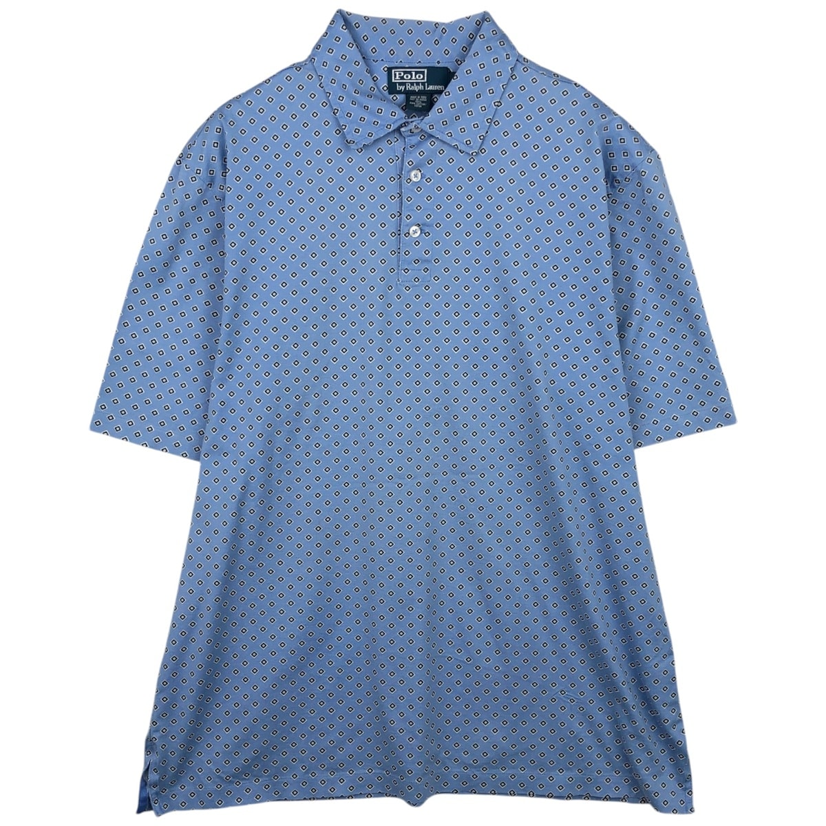 古着 ラルフローレン Ralph Lauren POLO by Ralph Lauren 総柄 半袖 ポロシャツ メンズL相当/eaa635187