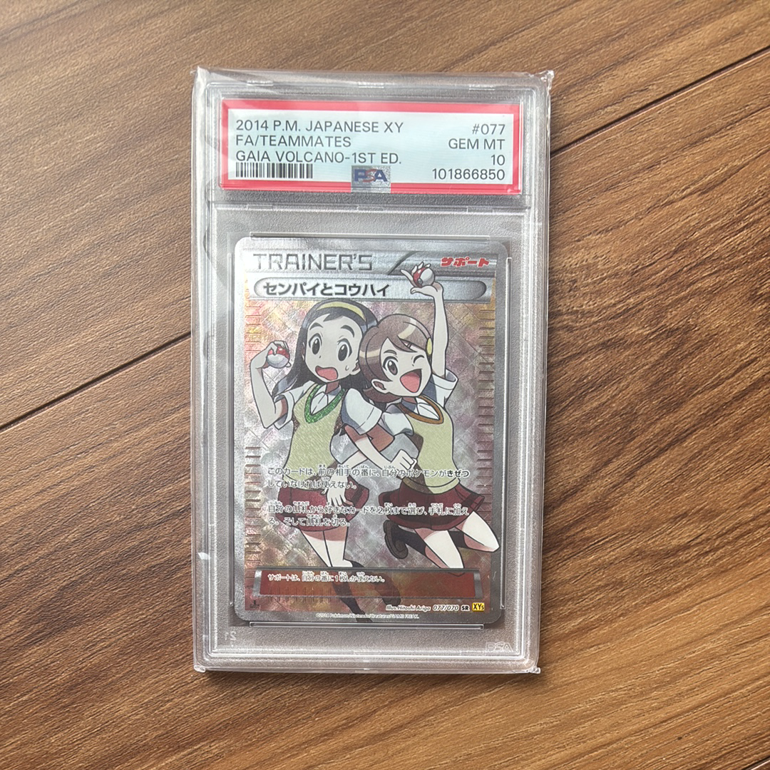 センパイとコウハイ SR :1ED [XY5-G 077/070](拡張パック「ガイアボルケーノ」)