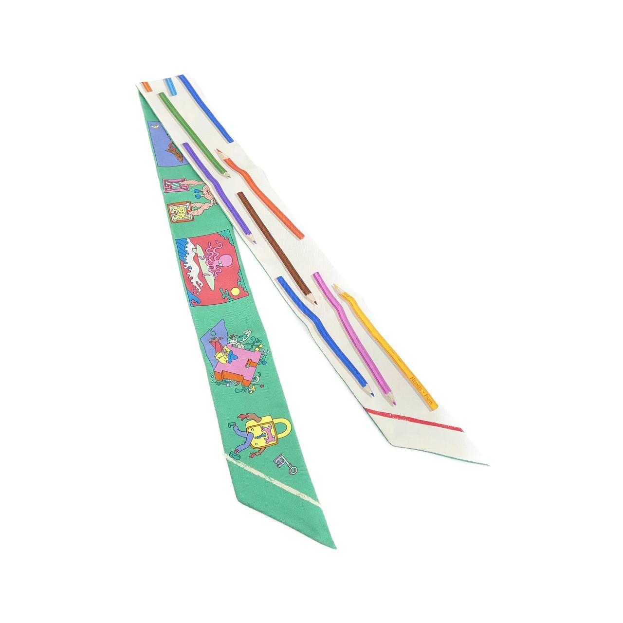 エルメス A VOS CRAYONS ツイリー 064221S スカーフ