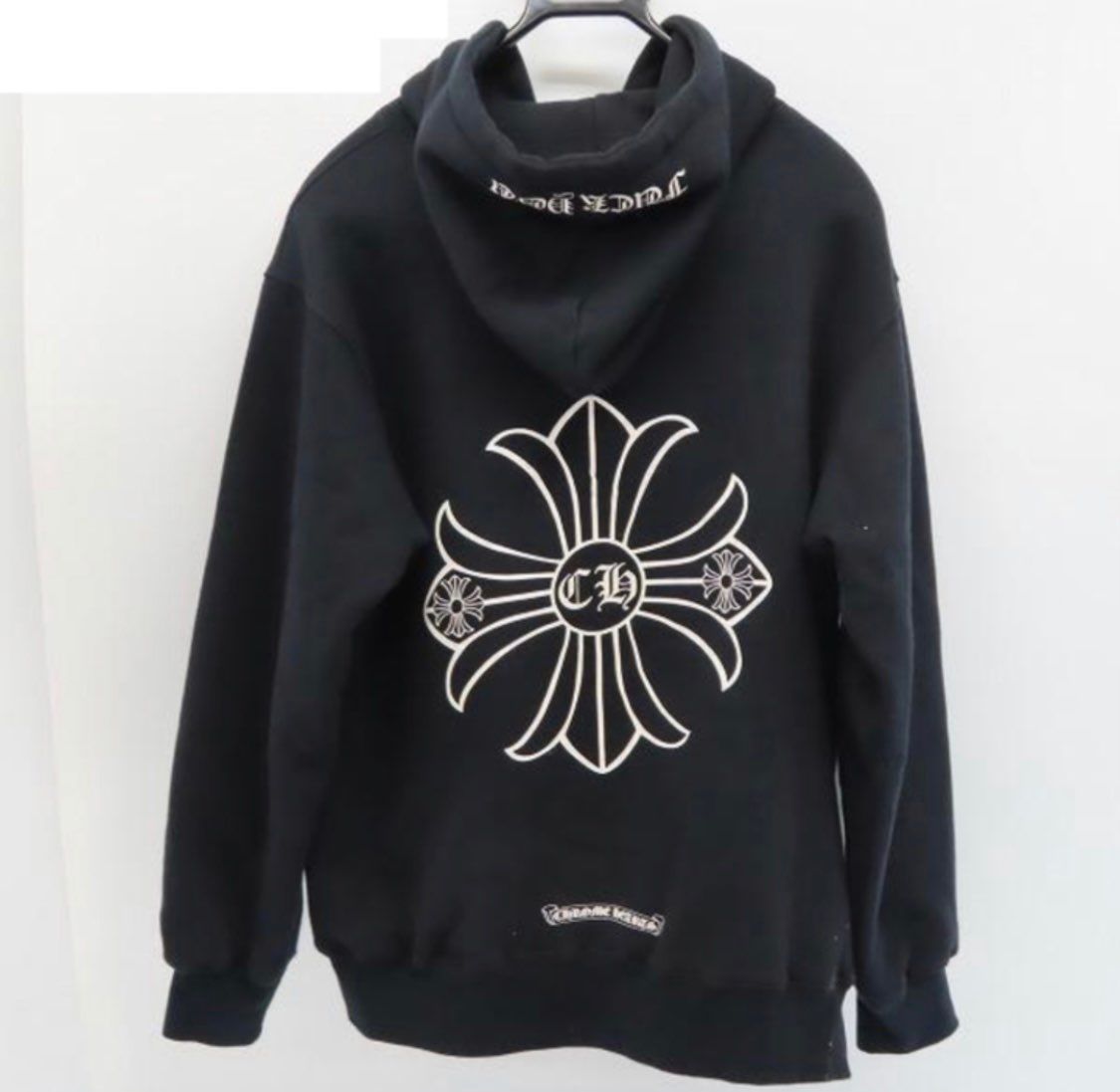 CHROME HEARTS  バックプリント ワッフル ダガー パーカー 