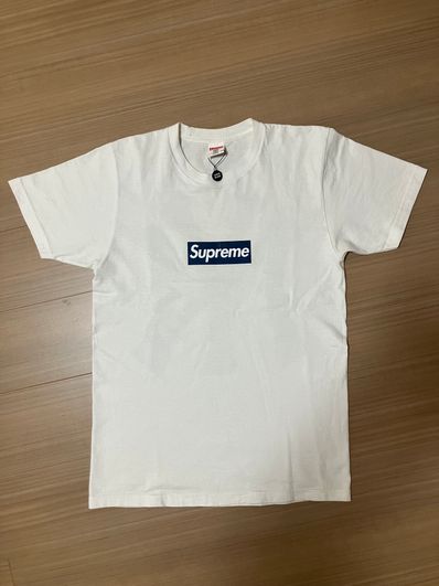Supreme New York Yankees Box Logo Tee "White"