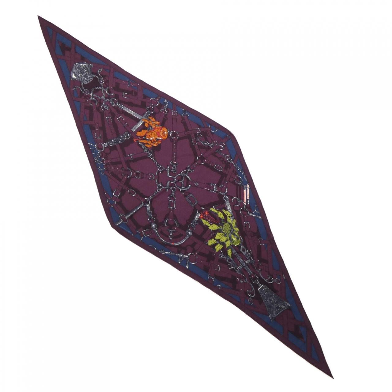 エルメス HERMES FLAMBOYANT WEB ロサンジュGM MUFFLER