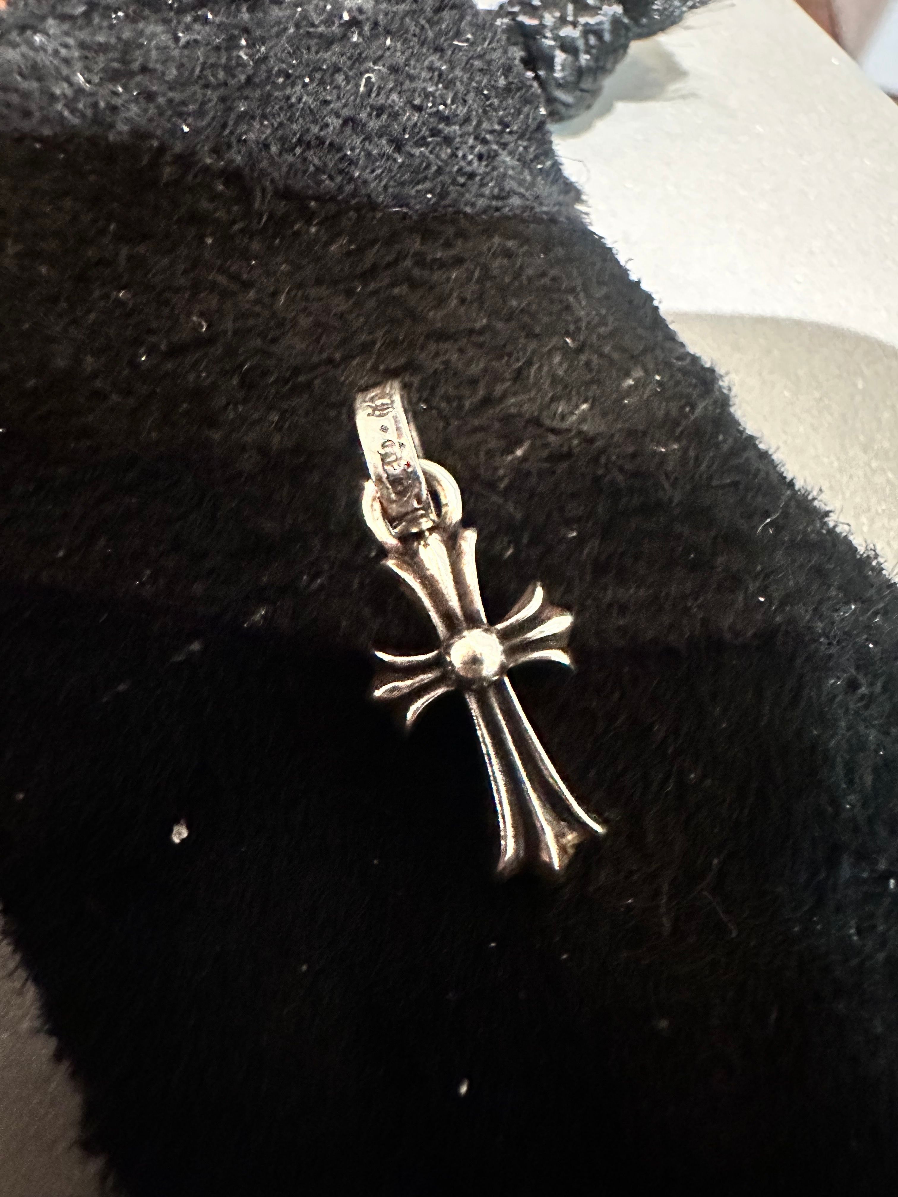 Chrome Hearts CH Cross Baby Fat Charm "Silver"