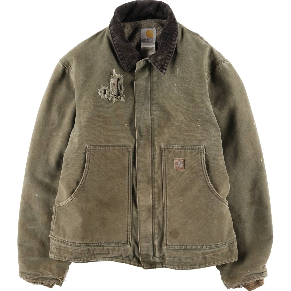 古着 00年代 カーハート Carhartt トラディショナルジャケット 中綿入り ダックワークジャケット メンズM相当/eaa617181