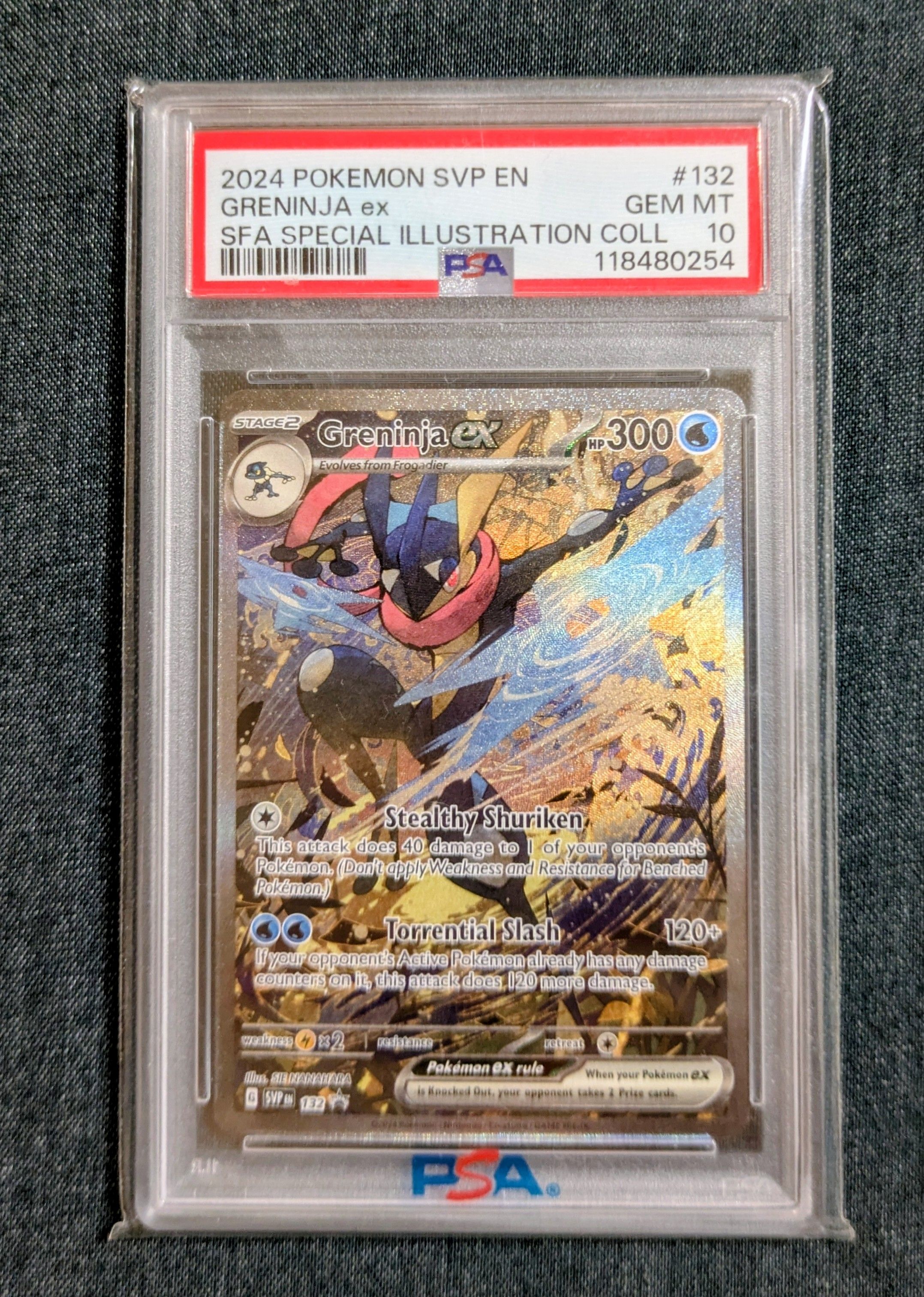 ゲッコウガex P [SVP EN 132]【英語版】(スカーレット&バイオレット「シュラウデッドフェイブル ゲッコウガex スペシャルイラストレーション コレクション」)