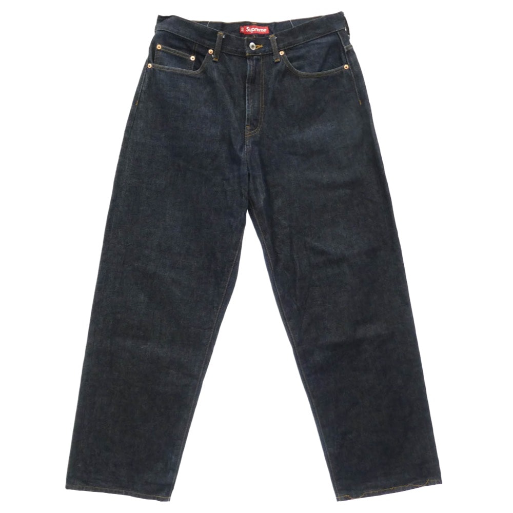 Supreme シュプリーム Rigid Baggy Selvedge Jean リジット バギー セルビッジ ジーンズ デニムパンツ インディゴブルー系 32【中古】