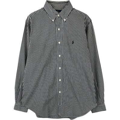 古着 ラルフローレン Ralph Lauren CLASSIC FIT クラシックフィット 長袖 ボタンダウンストライプシャツ メンズM相当/eaa662092