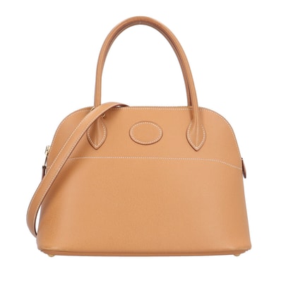 エルメス ボリード27 ショルダーバッグ ヴォーエプソン ブラウン レディース HERMES 中古