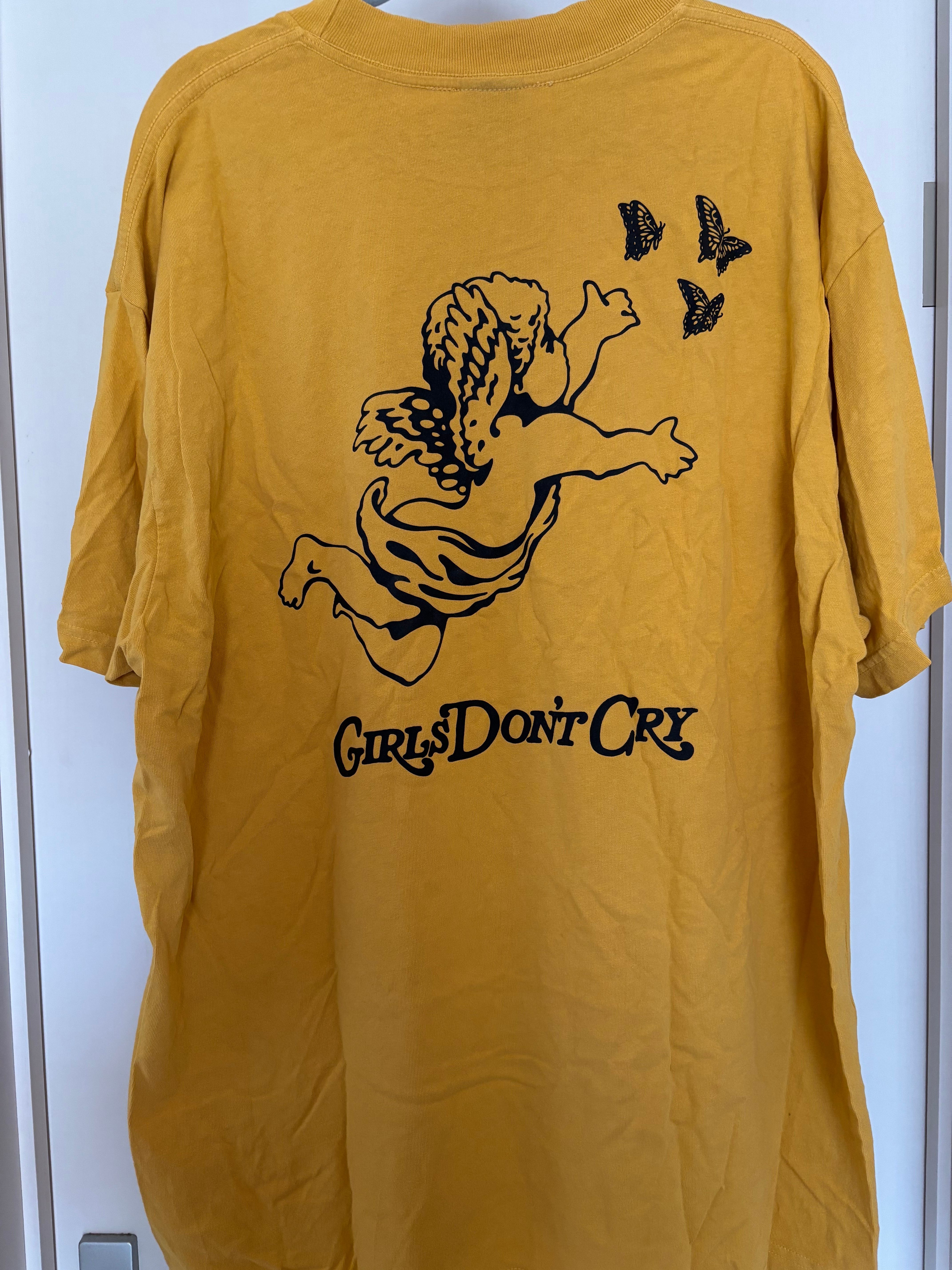 Girls Don't Cry OTSUMO PLAZA Exclusive Item GDC Angel T-shirt "Yellow" / VERDY