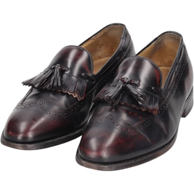 古着 ジョンストンアンドマーフィー JOHNSTON&MURPHY ARISTOCRAFT アリストクラフト タッセルローファー USA製 メンズ27.0cm相当/saa015055