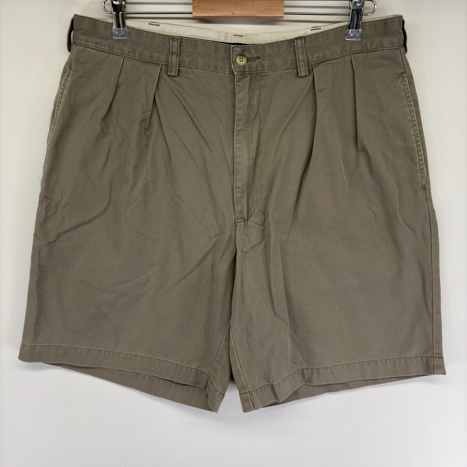 古着 ポロ・ラルフローレン POLO RALPH LAUREN パンツ ハーフパンツ ワンポイントロゴ ショートパンツ 短パン w36  グレー系 メンズ