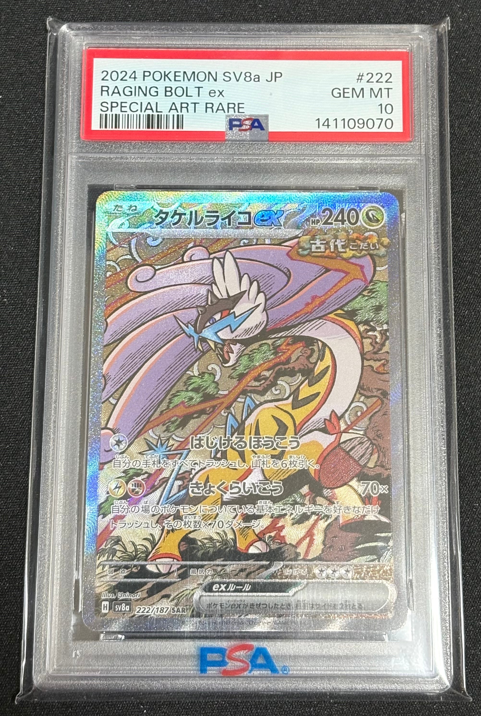 タケルライコex SAR [SV8a 222/187](ハイクラスパック「テラスタルフェスex」)