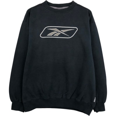 古着 リーボック Reebok ロゴスウェットシャツ トレーナー メンズM相当/eaa635035