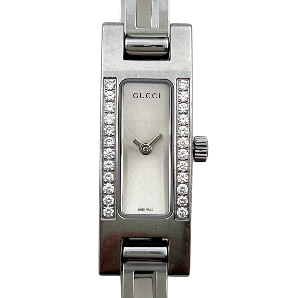 GUCCI グッチ 3900L ダイヤベゼル クォーツ レディース 腕時計 C1400