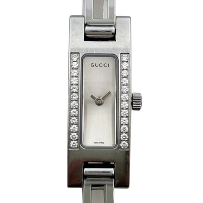 GUCCI グッチ 3900L ダイヤベゼル クォーツ レディース 腕時計 C1400