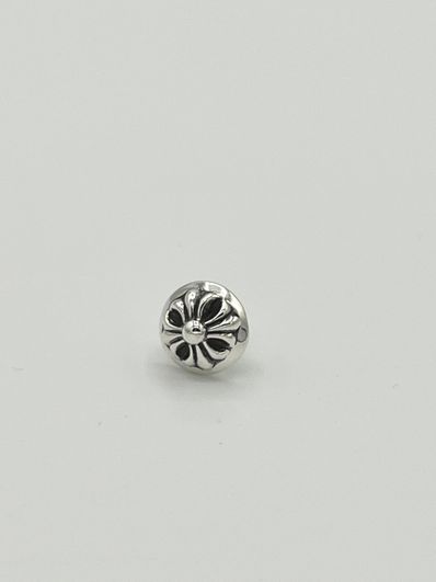 Chrome Hearts Cross Ball Stud Earrings "Silver"