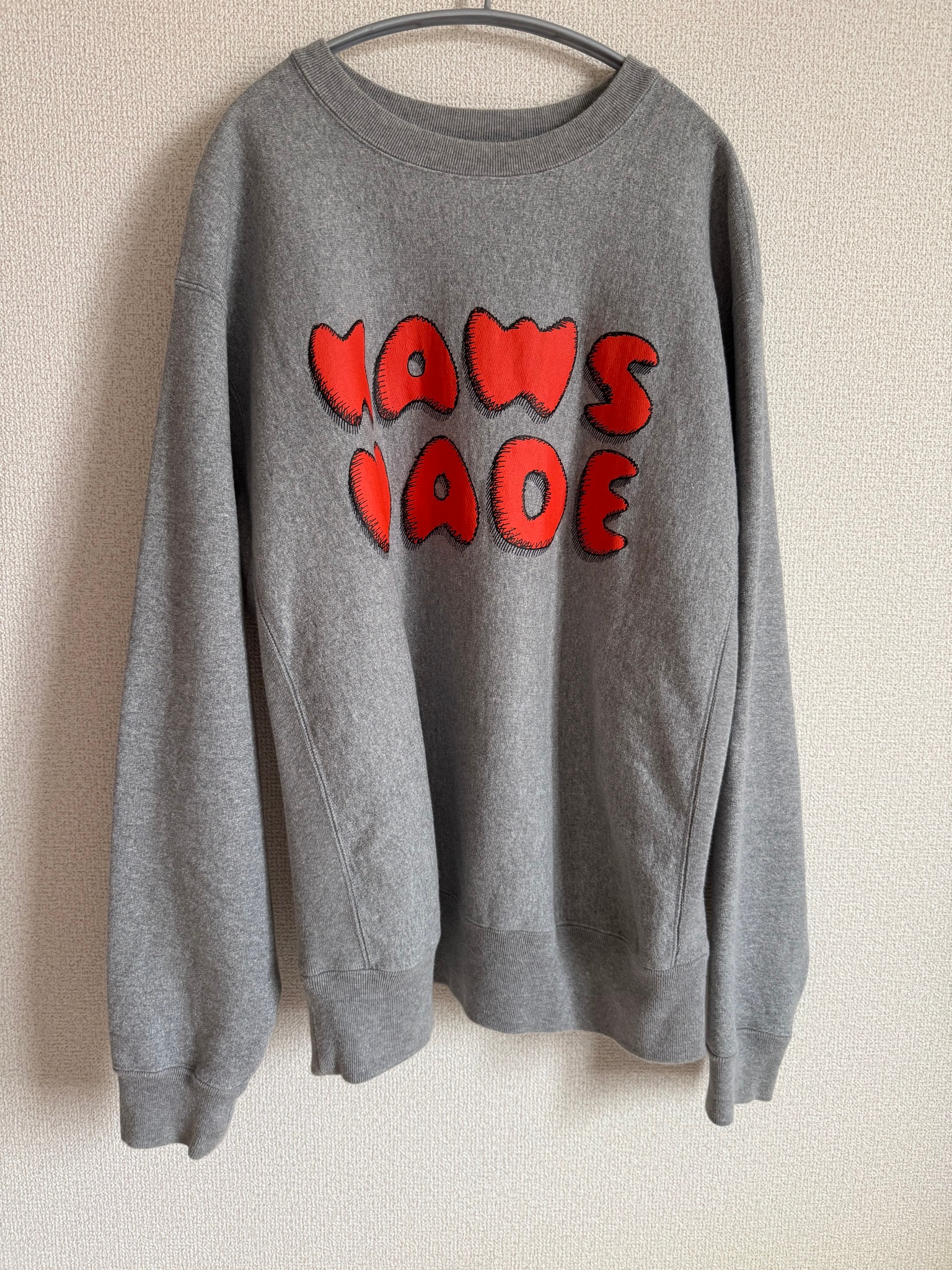 HUMAN MADE x KAWS SWEATSHIRT #3 "Grey"