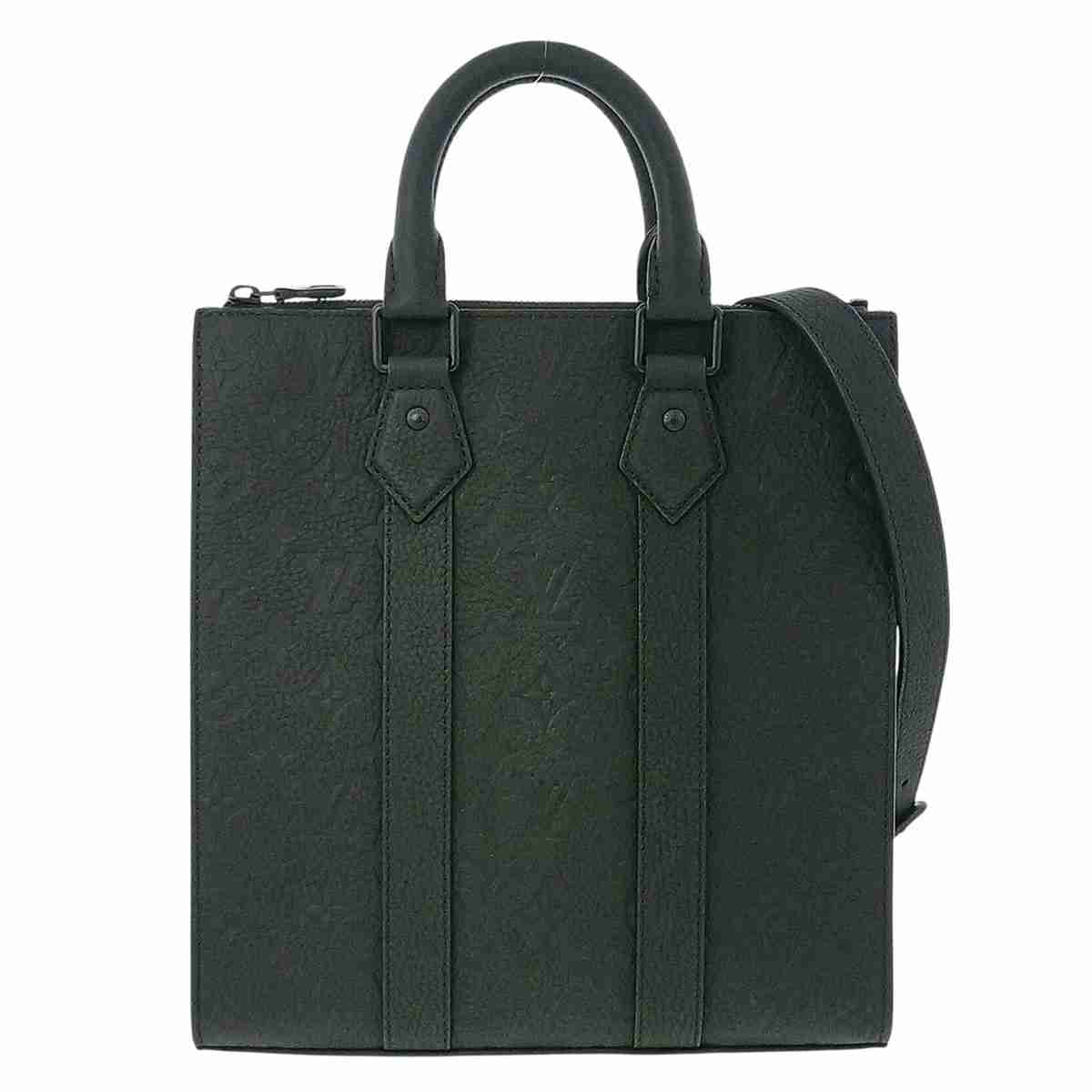 LOUIS VUITTON ルイ・ヴィトン サックプラ クロス ハンドバッグ M21884 モノグラムトリヨン ブラック  メンズ【中古】