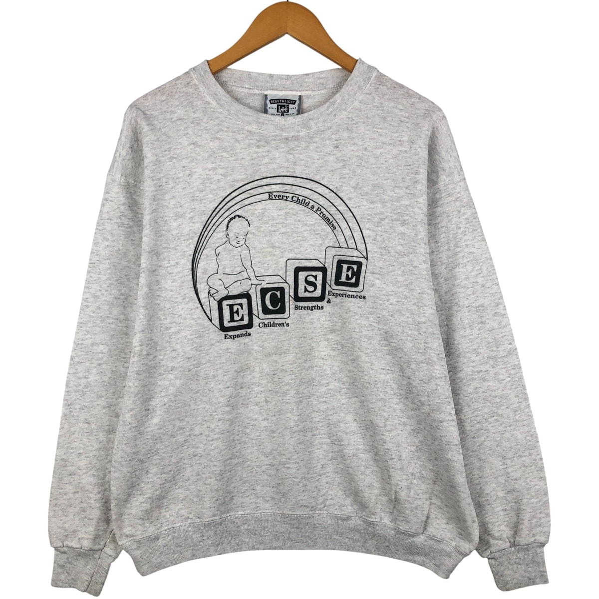 古着 90年代 リー Lee HEAVY WEIGHT プリントスウェットシャツ トレーナー USA製 メンズL相当 ヴィンテージ/eaa599161