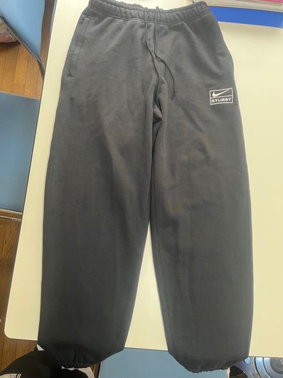 Stussy x Nike Washed Pants (US Size) "Black" DO5296-010