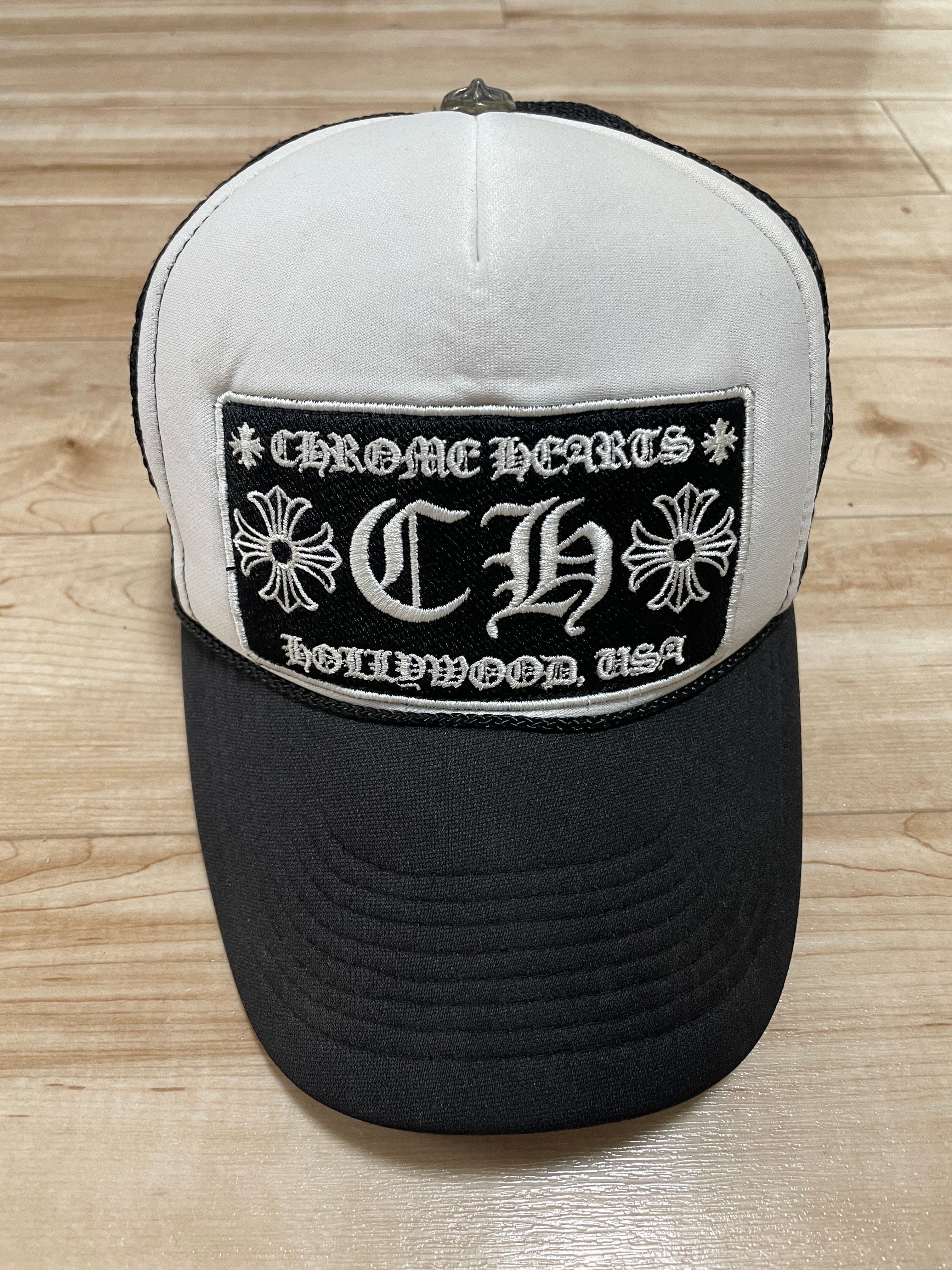 Chrome Hearts Trucker Cap CH "Black/White"