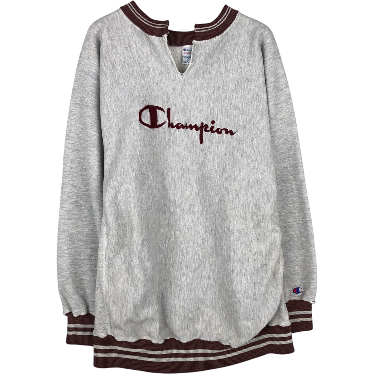 古着 90年代 チャンピオン Champion REVERSE WEAVE リバースウィーブ 刺繍タグ ロゴスウェットシャツ トレーナー USA製 メンズXL相当 ヴィンテージ/eaa629808