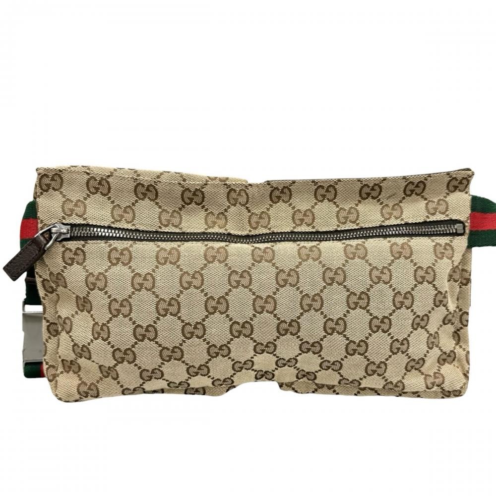 C (やや傷や汚れあり)】GUCCI グッチ ウエストバッグ シェリーライン C (やや傷や汚れあり)】GUCCI グッチ ウエストバッグ シェリーライン