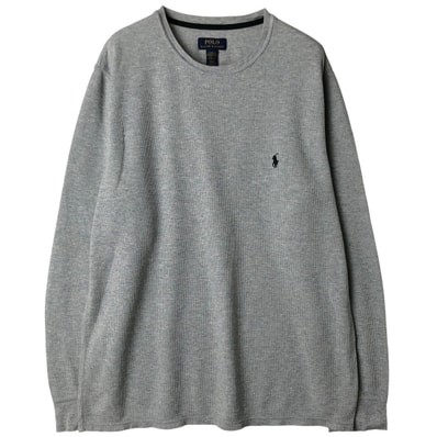古着 ラルフローレン Ralph Lauren POLO RALPH LAUREN SLEEPWEAR サーマルロングTシャツ メンズXL相当/eaa459413
