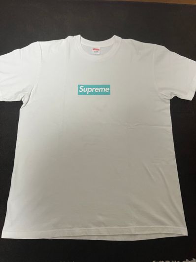 Supreme / Tiffany & Co. Box Logo Tee "White"