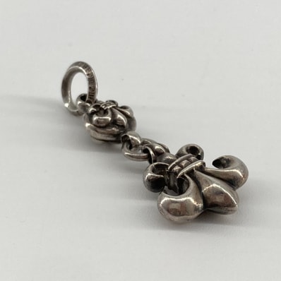 CHROME HEARTS(クロムハーツ) 1BALL BS FLEUR 1ボールBSフレアーム チャーム Sv925 ペンダントトップ シルバー