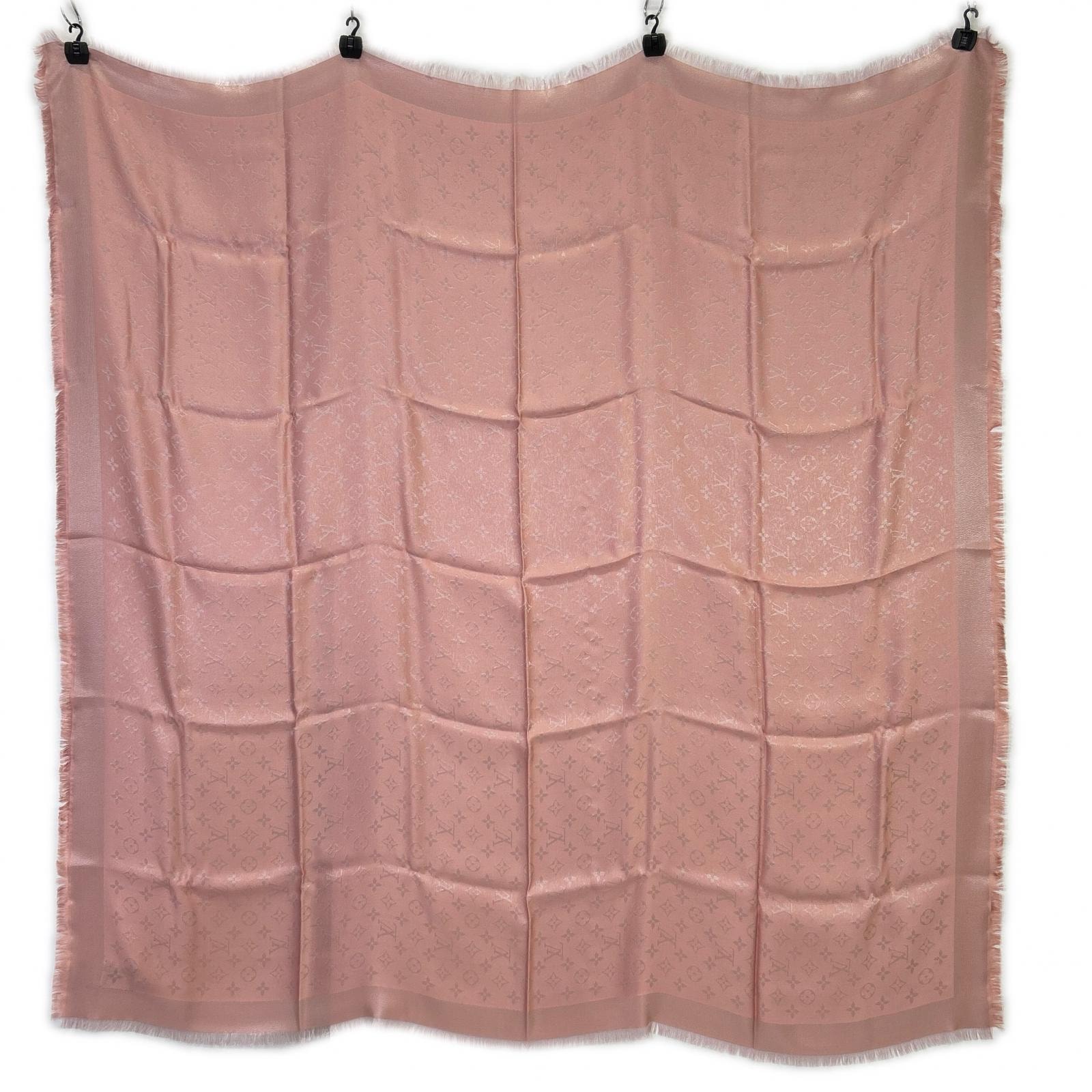 ルイヴィトン M70805 モノグラムシャイン 大判ストール