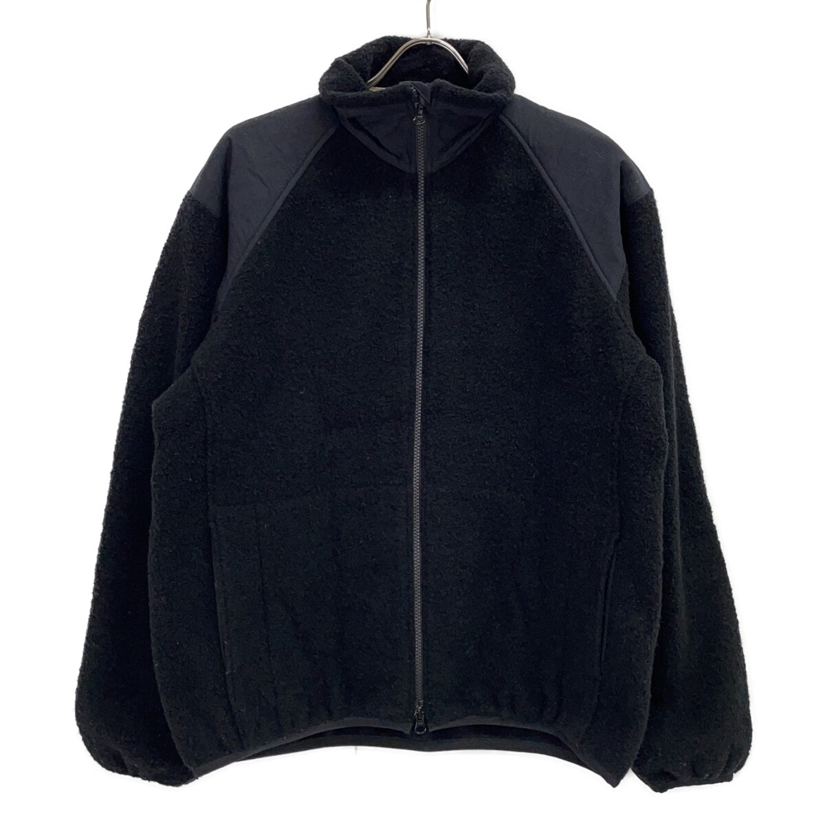 ナナミカ 【23FW】SUAF364 Boiled Wool Zip Up Sweater ボイルウール ジップアップ フーディ XS