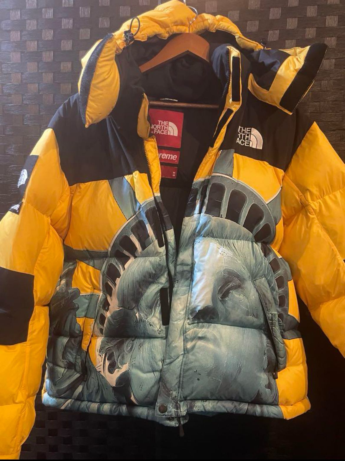 Supreme x The North Face Statue of Liberty Baltoro Jacket "Yellow"