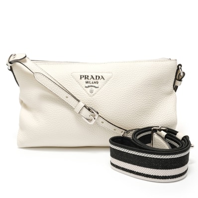 プラダ PRADA ヴィッテロ ダイノ ショルダーバッグ【中古】