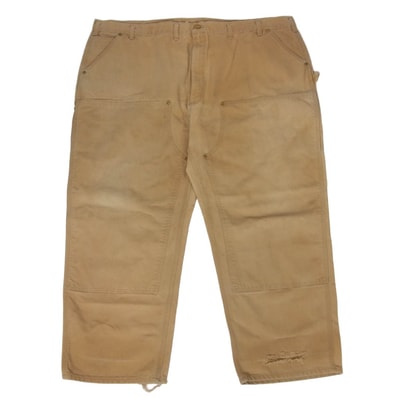 Carhartt カーハート ダック ダブルニー ペインター ワーク パンツ ベージュ系 50x30【中古】
