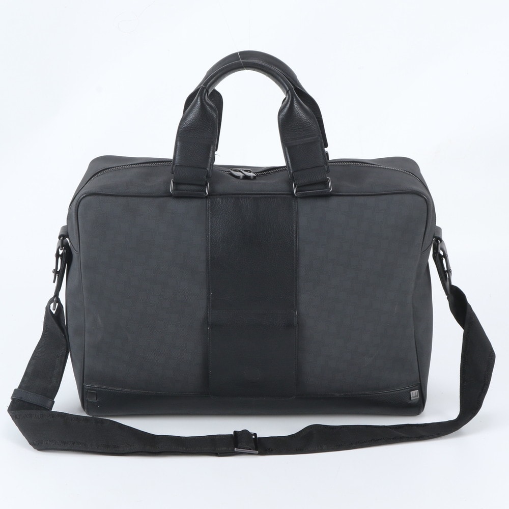■美品 ダンヒル ディーエイトビジネス バッグ レザー×ナイロン