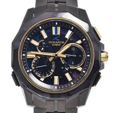 カシオ CASIO OCW-SG1000ZE-1AJR マンタ SG1000 シリーズ 世界限定350本 ソーラー電波 メンズ 美品 箱・保証書付き 腕時計 Q#149300