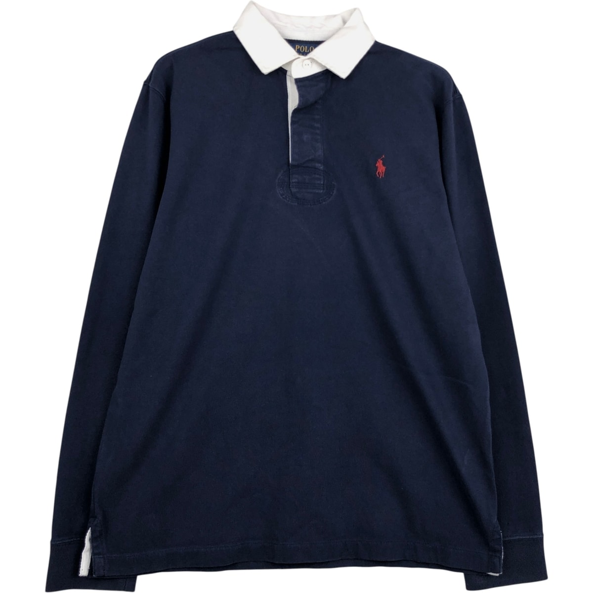 古着 ラルフローレン Ralph Lauren POLO RALPH LAUREN CLASSIC FIT 長袖 ラガーシャツ メンズM相当/eaa619477